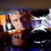 Inventor Michael Flynn is seen through his creation, the Ferrofluid Magnetoscope which is on display at the Hands-On Museum. Melanie Maxwell I AnnArbor.com